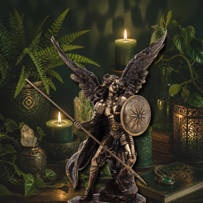 Archangel Raphael Statue by Veronese | Cold Cast Bronze