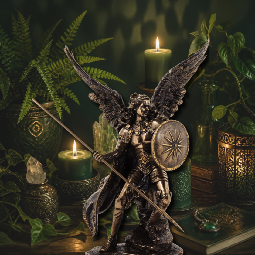 Archangel Raphael Statue by Veronese | Cold Cast Bronze