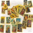 Rider Waite Gold Foil Tarot Deck – 78 Cards with Guidebook