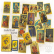 Rider Waite Gold Foil Tarot Deck – 78 Cards with Guidebook