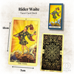 Rider Waite Gold Foil Tarot Deck – 78 Cards with Guidebook