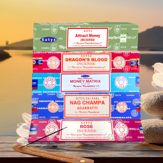 Satya Rose Incense Sticks – Premium Hand-Rolled Incense