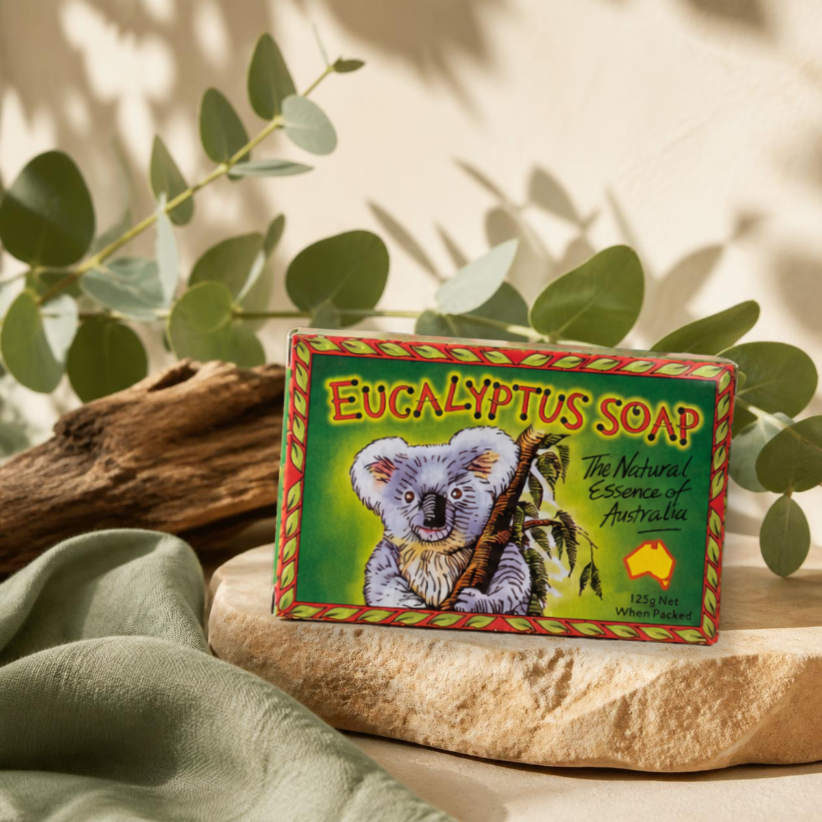 Australian Eucalyptus Soap | Made in Australia – 125g by Pental Products
