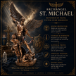 Archangel St. Michael Statue by Veronese | Cold Cast Bronze