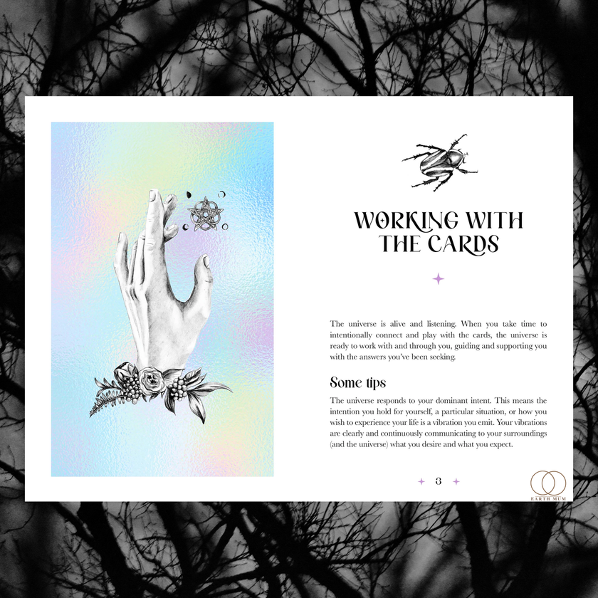 Lumina Tarot | 78-Card Tarot Deck with Guidebook