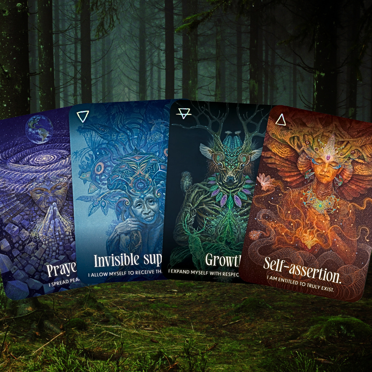 Shamanic Oracle | 36-Card Oracle Deck with 144-Page Guidebook