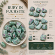 Ruby in Fuchsite Tumblestone – Vitality, Compassion & Growth