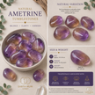 Ametrine Tumblestone – Balance, Clarity & Harmony