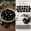 Jet Tumblestone – Grounding, Protection & Strength