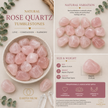 Rose Quartz Tumblestone – Love, Compassion & Harmony