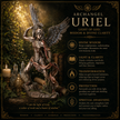 Archangel Uriel Statue by Veronese | Cold Cast Bronze