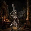 Archangel Uriel Statue by Veronese | Cold Cast Bronze