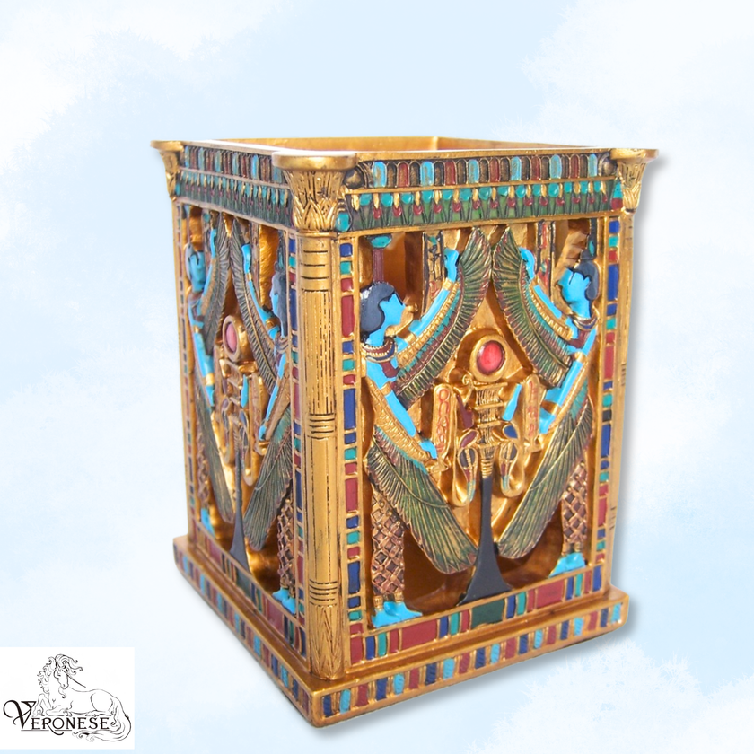 Isis Pen Holder by Veronese | Cold Cast Bronze