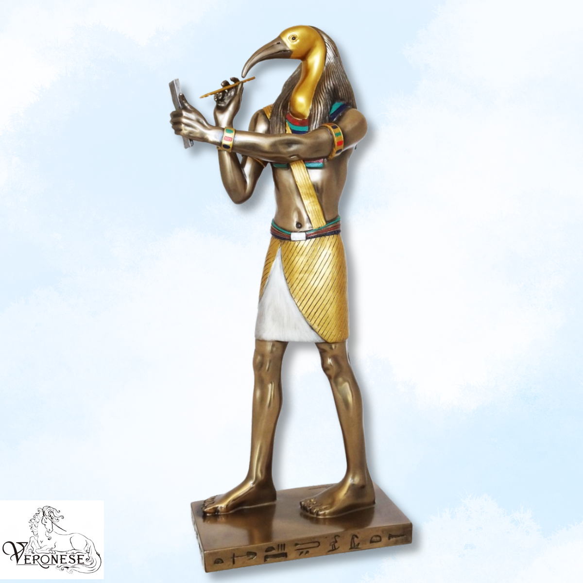 Thoth Egyptian God of Wisdom Statue by Veronese | Cold Cast Bronze