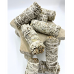 White Sage Smudge Sticks, Cleansing Wand for Yoga & Meditation, 10-12cm