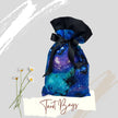 Sky Celestial Tarot Bag Oracle Pouch Wicca fortune telling Blue Planets Celestial
