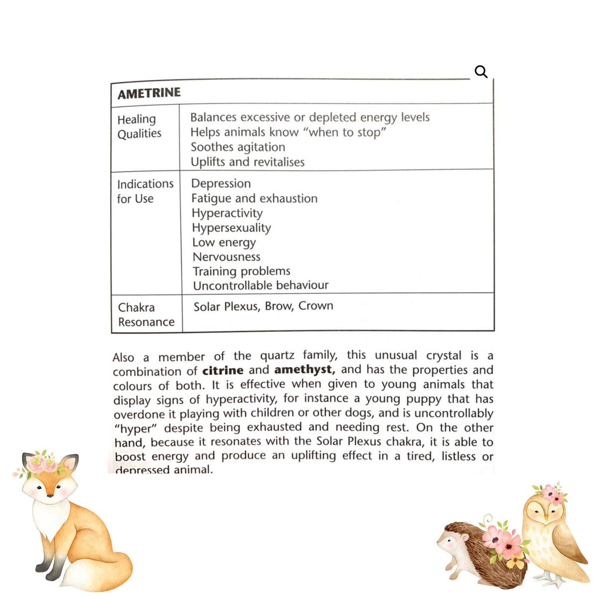 Crystal Healing for Animals