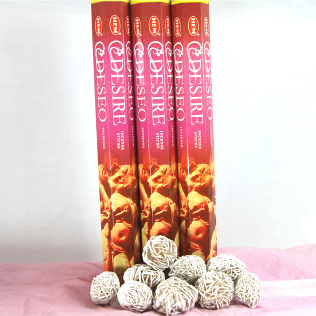 Desire Incense Sticks, smudging, cleansing, meditation