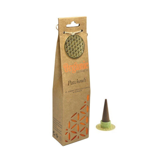 Patchouli Incense Cone Organic Incense Goodness Scented Incense Natural Incense Aromatherapy Handmade