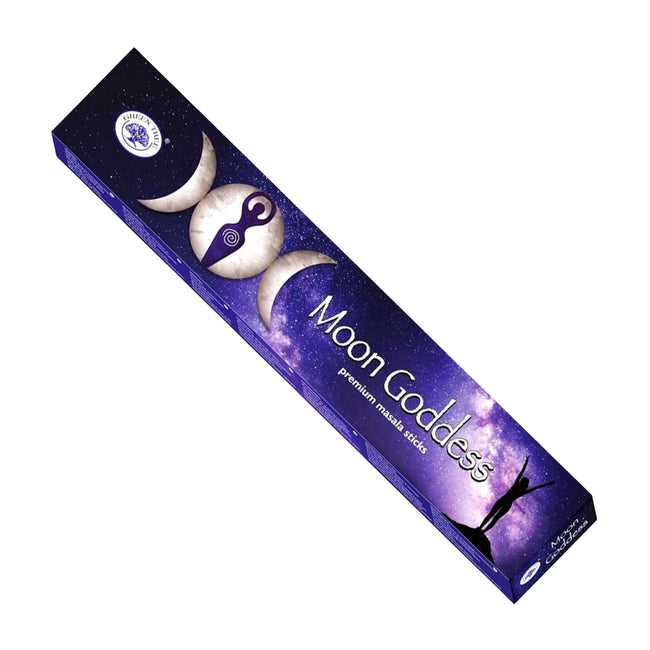 Moon Goddess Incense Sticks by Green Tree Smudge incense Yoga Meditation Sacred Rituals Cleansing Healing