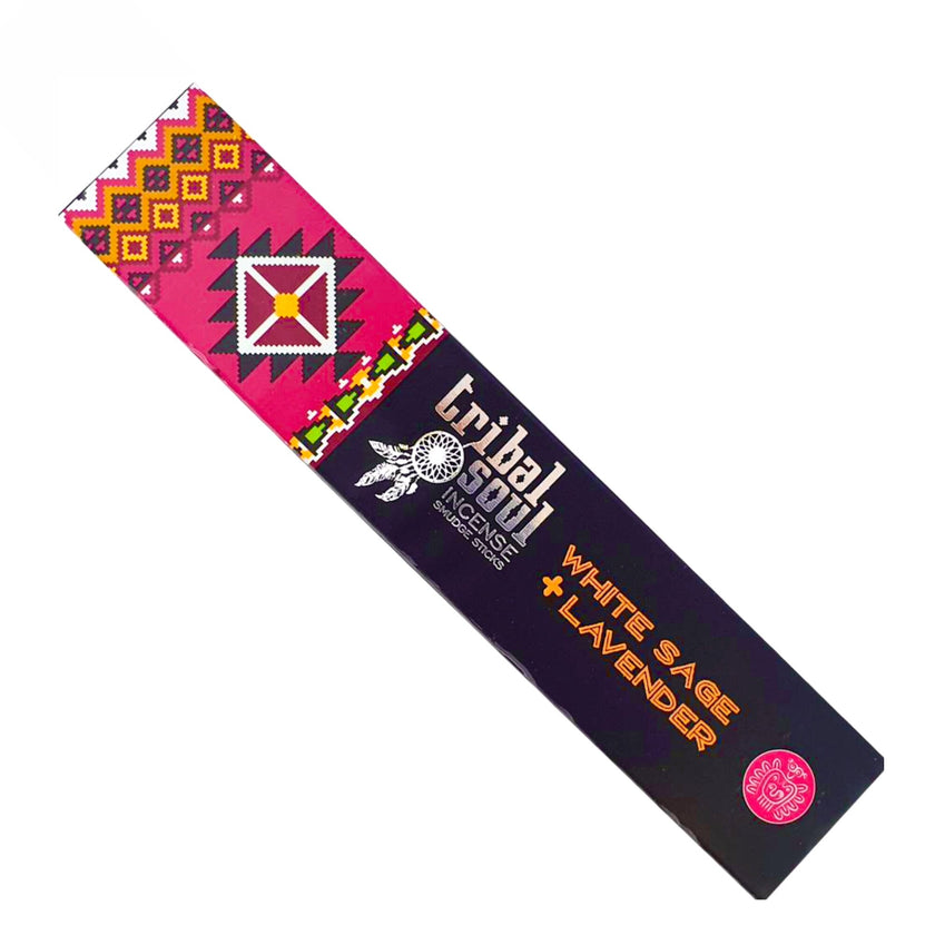 White Sage and Lavender Incense sticks by Tribal Soul  Smudge incense Yoga Meditation Sacred Rituals Cleansing Healing