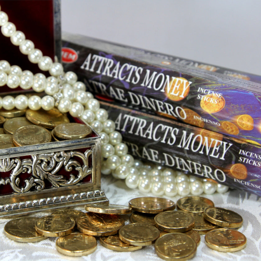 Attracts Money Incense Sticks by Hem Premium Scented Agarbatti Sticks