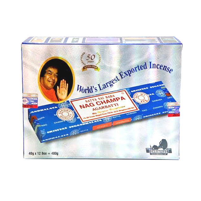 Nag Champa Incense Sticks Hem, smudging, meditation, cleansing