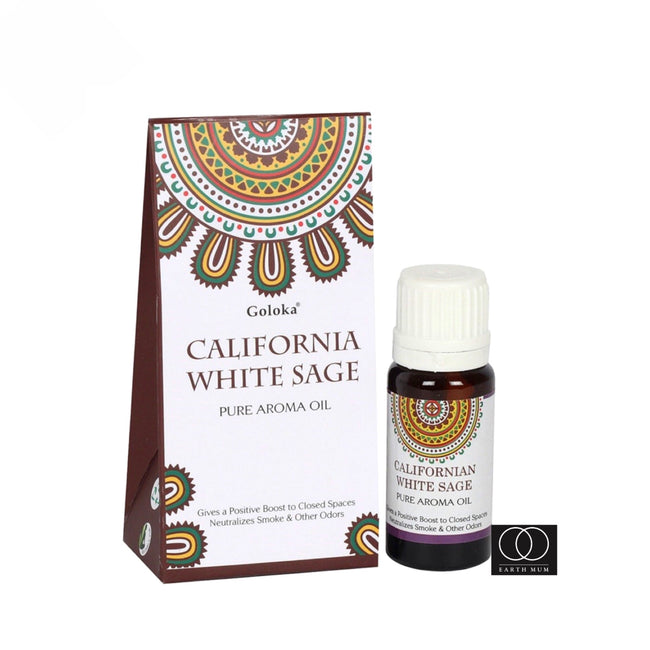 White Sage California Pure Aroma Oil Premium fragrance oil Meditation Sacred Rituals Diffuser oil Healing Protection