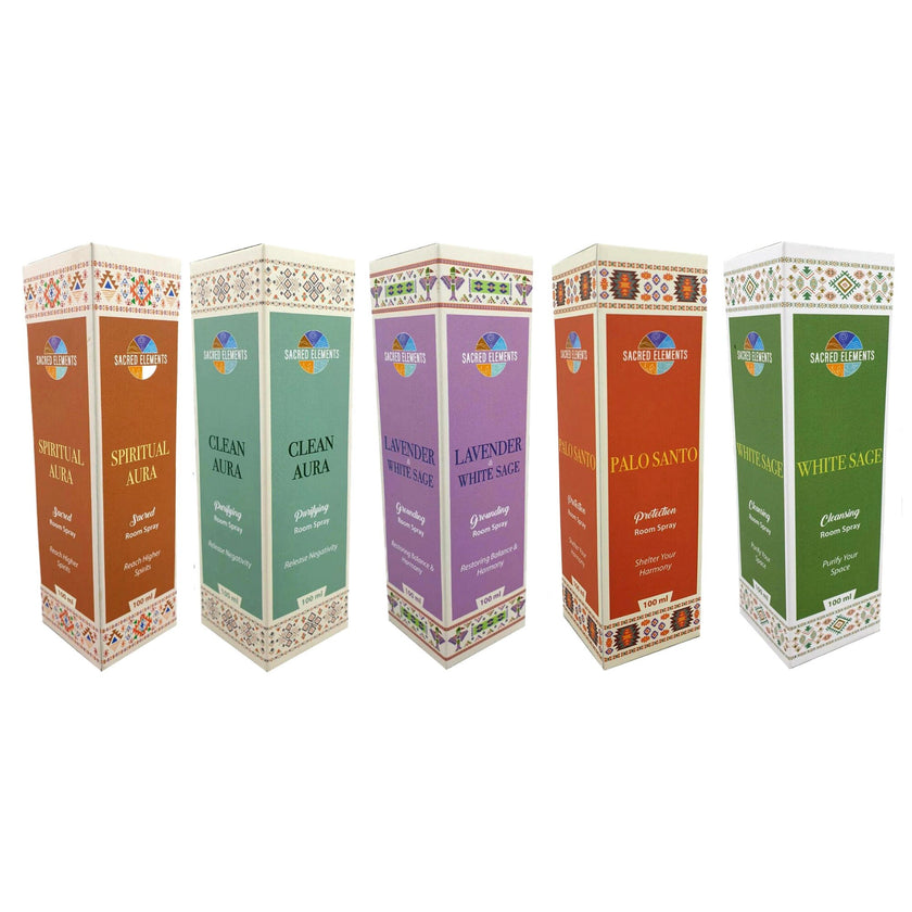 Clean Aura Purifying Room Spray, Incense smudging, meditation, cleansing & clearing Sacred Elements
