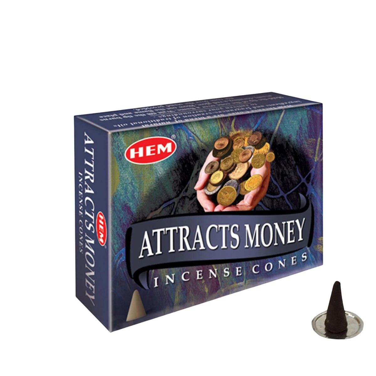 Attracts Money Hem Incense Cones, Home Fragrance smudging, meditation, cleansing