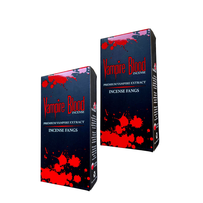 Vampire Blood Incense Cones Fangs by Nandita for smudging, meditation, cleansing