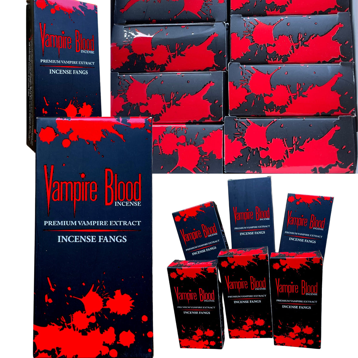 Vampire Blood Incense Cones Fangs by Nandita for smudging, meditation, cleansing