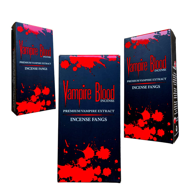 Vampire Blood Incense Cones Fangs by Nandita for smudging, meditation, cleansing