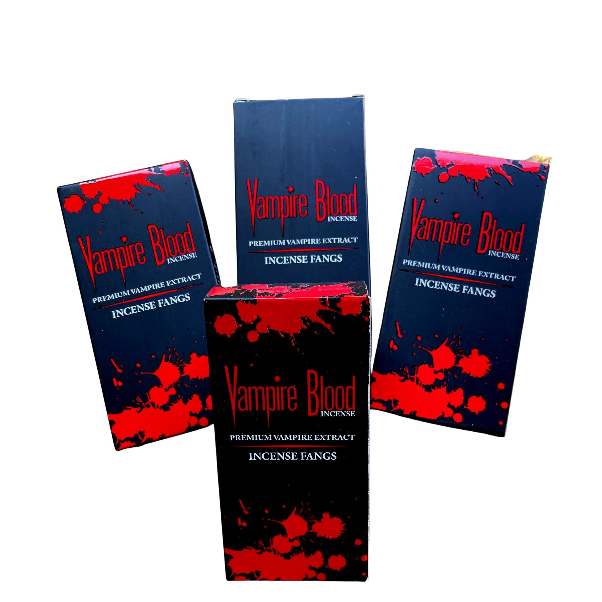 Vampire Blood Incense Cones Fangs by Nandita for smudging, meditation, cleansing