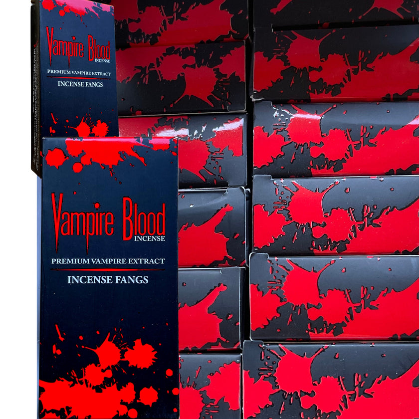 Vampire Blood Incense Cones Fangs by Nandita for smudging, meditation, cleansing