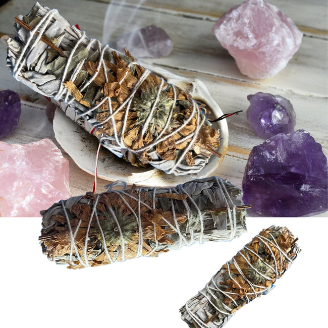 Peaceful White Sage, Organic Smudge sticks, Smudging, Meditation Sacred Rituals Cleansing Healing