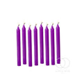 Purple Candle, 19cm x 1.7cm, Pillar candles Gothic Spell-work Altar Wicca Ritual Halloween