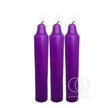 Purple Candles jumbo 23 x 3cm (9inches) Pillar candles Gothic Spell-work Altar Wicca Ritual Halloween