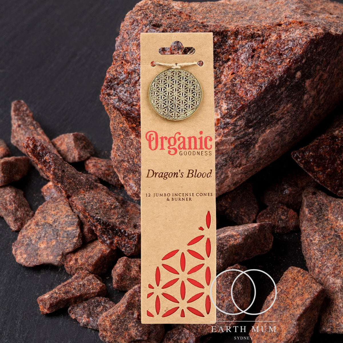 Dragons Blood Incense Jumbo Cones, Organic Goodness, Scented Incense, Natural Aromatherapy Handmade