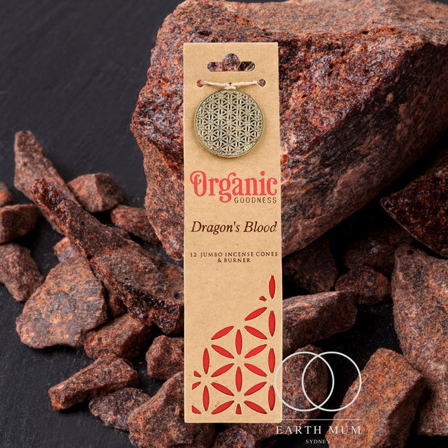 Dragons Blood Incense Jumbo Cones, Organic Goodness, Scented Incense, Natural Aromatherapy Handmade