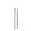 White Candle, 19cm x 1.7cm, Unscented Pillar candles Gothic Spell-work Altar Wicca Ritual Halloween