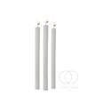 White Candle, 19cm x 1.7cm, Unscented Pillar candles Gothic Spell-work Altar Wicca Ritual Halloween