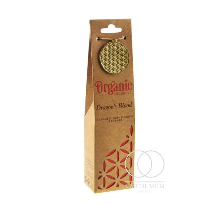 Dragons Blood Incense Jumbo Cones, Organic Goodness, Scented Incense, Natural Aromatherapy Handmade