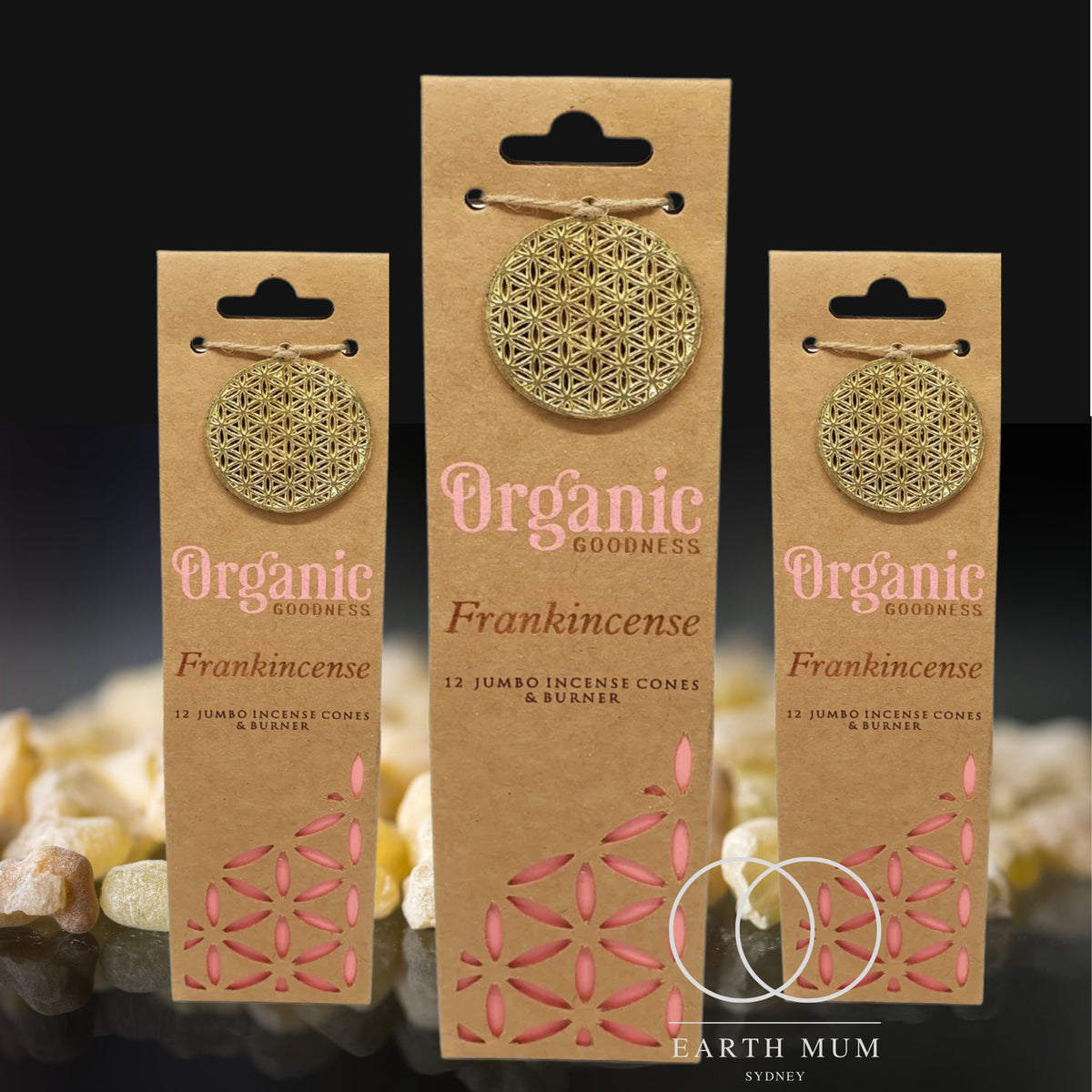 Frankincense Incense Cones Organic Goodness, smudging, meditation, cleansing