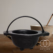 Cauldron Pentagram Open Cast Iron, 5cm x 9cm x 12.5cm