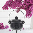 Cauldron, Pentacle, Cast Iron Black, Size 12cm x 15cm