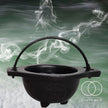 Cauldron Pentagram Open Cast Iron, 5cm x 9cm x 12.5cm