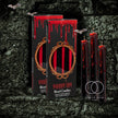 Vampire Blood Bleeding taper Candle, Blood dripping candle, Ritual Spell Unscented Taper Candles - Pack of 4