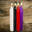 Black Jumbo Pillar Candles, Pagan, Wicca, Gothic Spell-work, Altar Ritual 1.5