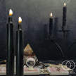 Black Jumbo Pillar Candles, Pagan, Wicca, Gothic Spell-work, Altar Ritual 1.5